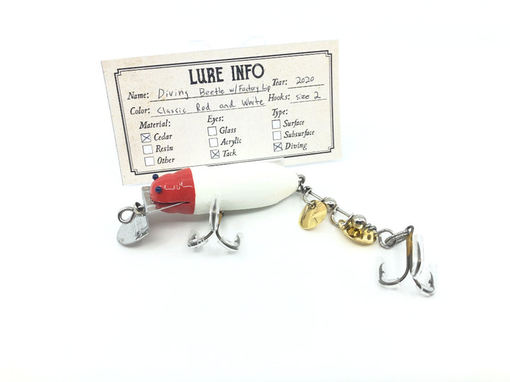 Chautauqua Custom Diving Beetle with Factory Lip Red and White Color