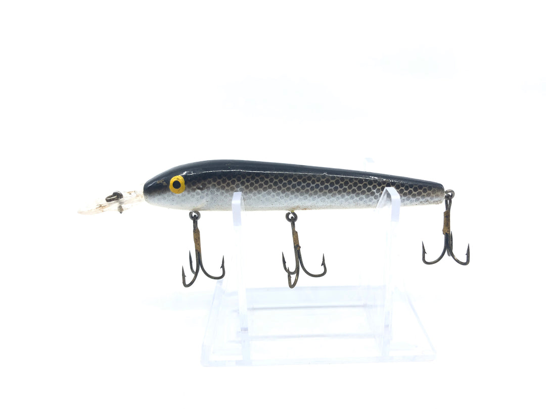 Unmarked Minnow Silver and Black