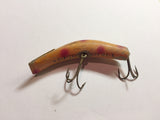 Lazy Ike 3 Kautzky Wooden Lure Orange with Red Spots