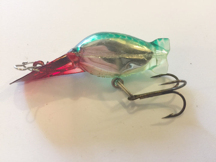Hot Shot Luhr Jensen Size 3 Silver Greenish blue Red Lip