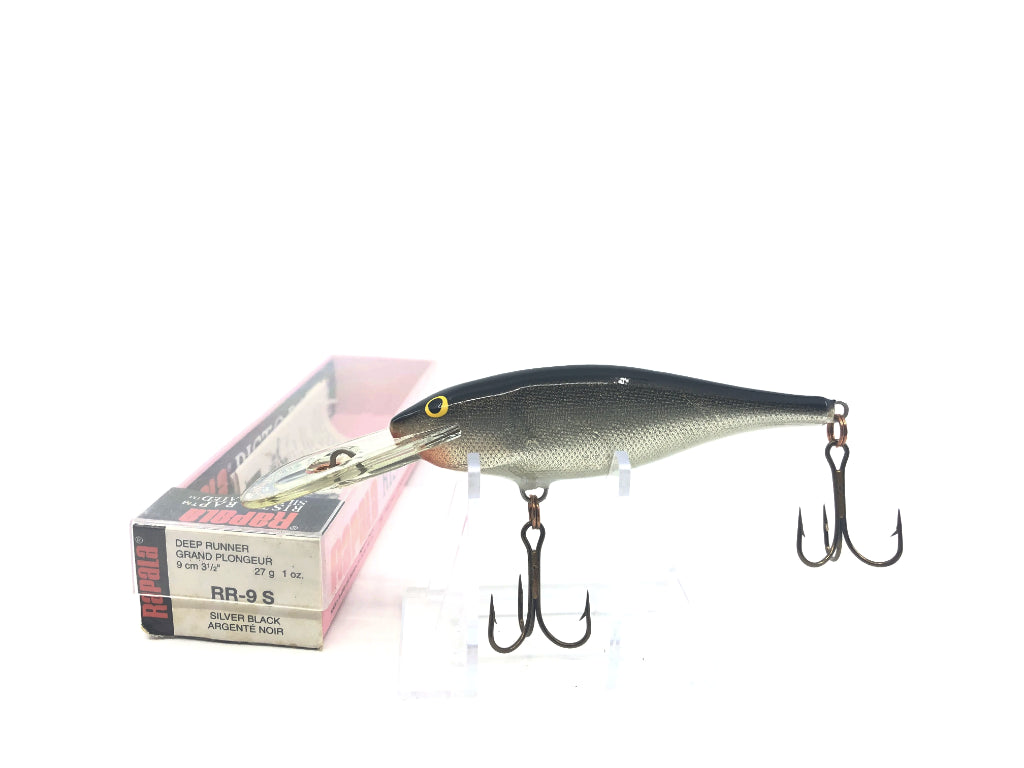 Rapala Risto Rap RR-9 S Silver Black Color with Box