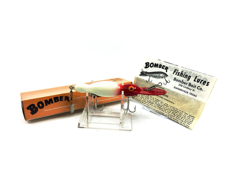 Vintage Wooden Bomber Water Dog 1604 Red/White Color with Box