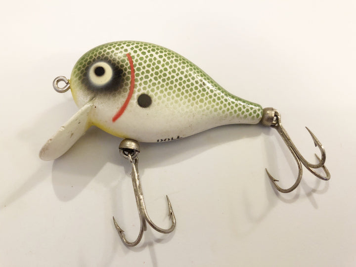 Doll Top Secret Lure White with Green Scales