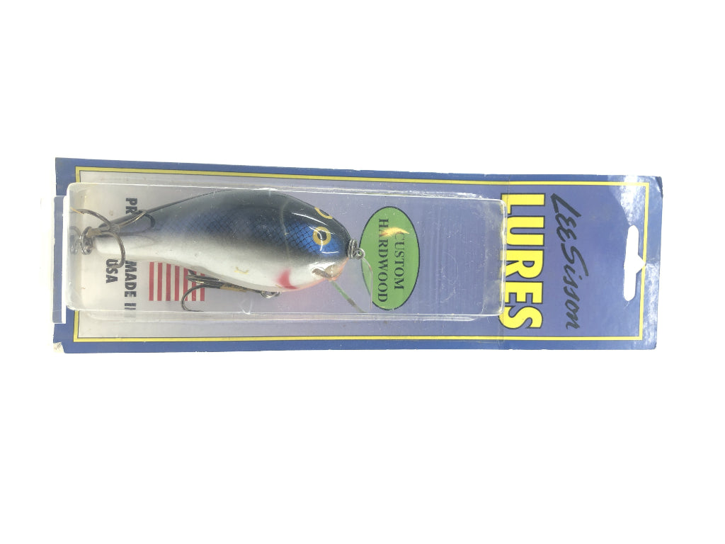 Lee Sisson Lure Dark and Light Blue Scale Color New on Card