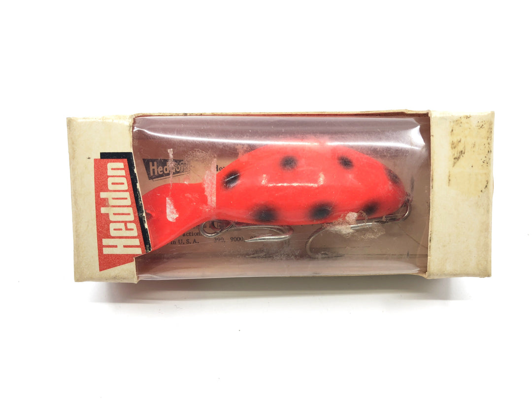 Vintage Heddon Magnum Tadpolly 9006 RFB Fluorescent Black Spots Color NIB