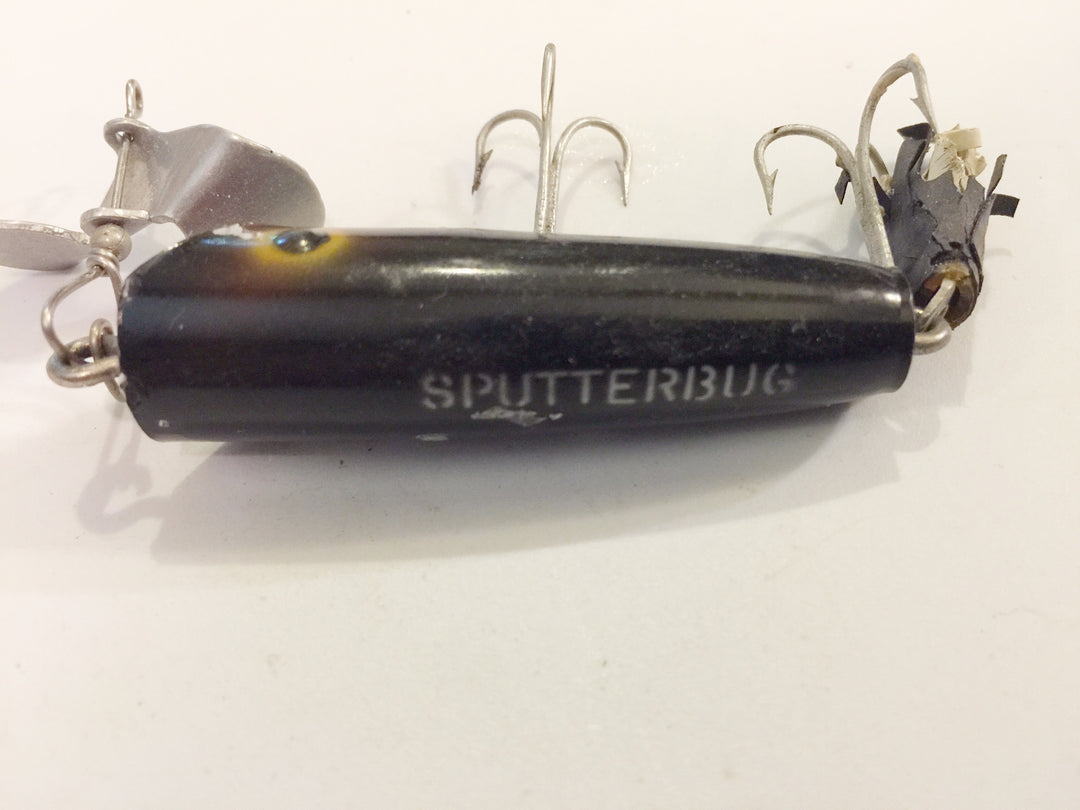 Arbogast Sputterbug Lure in Black Color