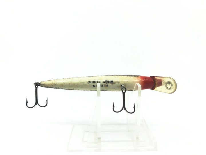 Heddon Wood Cobra Vibra-Flash Red White Color