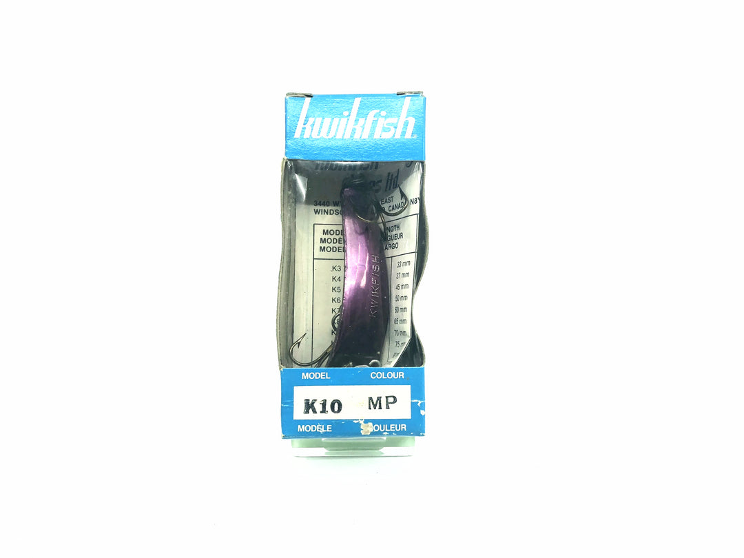 Pre Luhr-Jensen Kwikfish K10 MP Metallic Purple Color New in Box Old Stock
