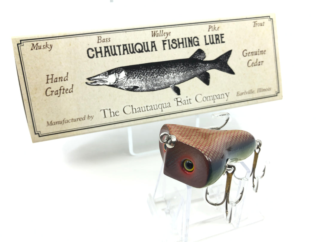 Chautauqua Custom Vacuum Bait in Red Perch Color