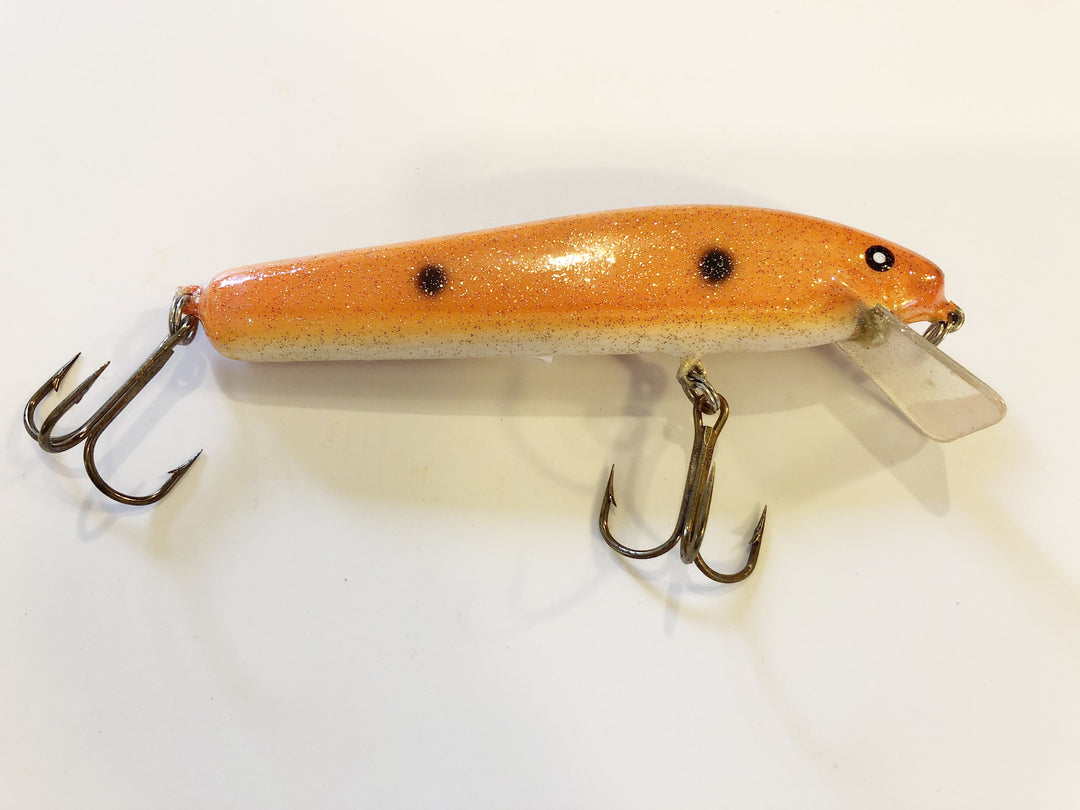 Orange Glitter Musky Lure