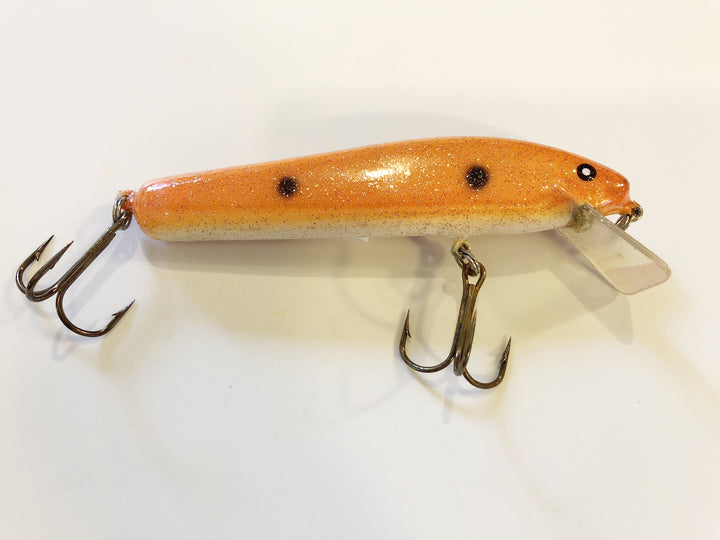 Orange Glitter Musky Lure