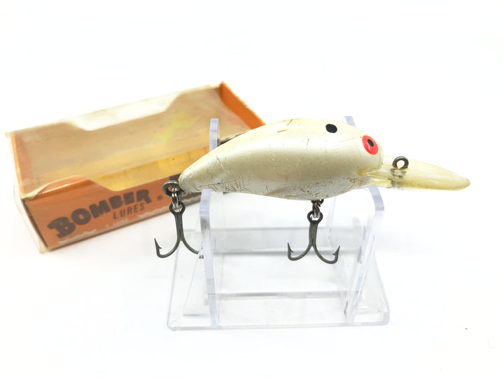 Bomber Model A with Box White Minnow