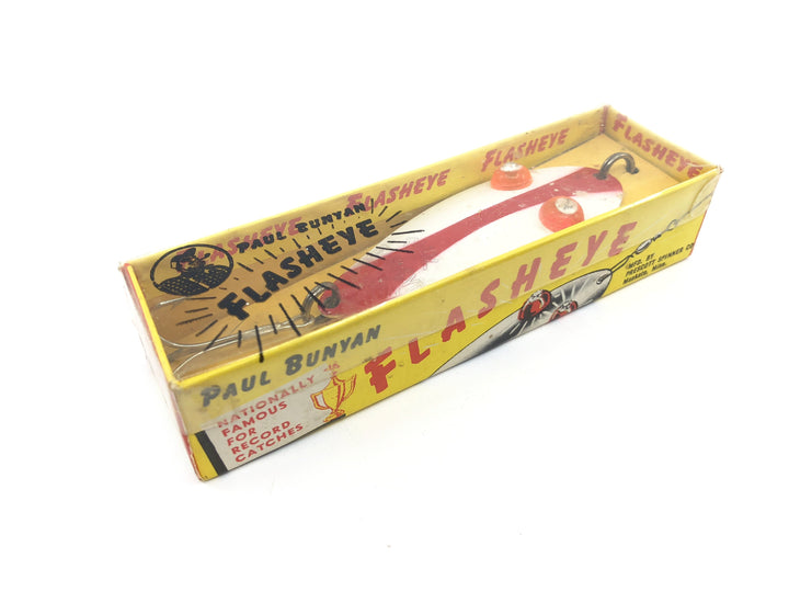 Paul Bunyan Flasheye Spoon No. 2600 Red and White New in Box