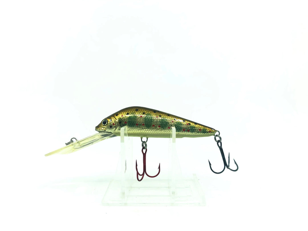 Bass Pro XPS Humpback Floating Minnow Rainbow Trout Color