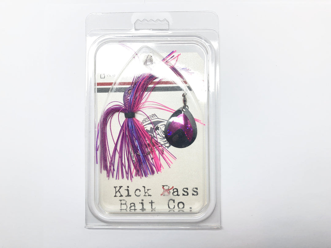 Kick Bass Bait Co 3/8 oz Spinnerbait in NB-Tequila Sunrise Color