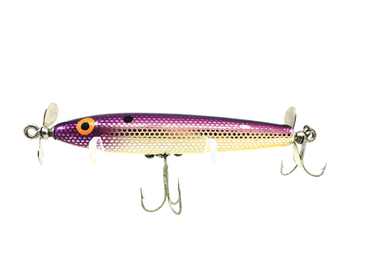 Bomber Spinstick 7300 Series Purple Back/Yellow Belly Color