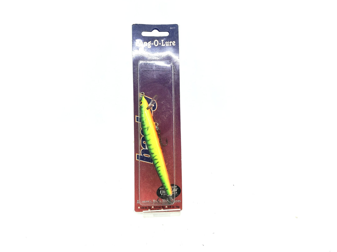 Bagley Bang-O-Lure P-4-H69T, Fire Tiger Color, New on Card