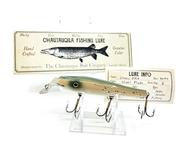 Chautauqua Special Order Classic Pikie in Silver Flash Color 2020 Marked Lip