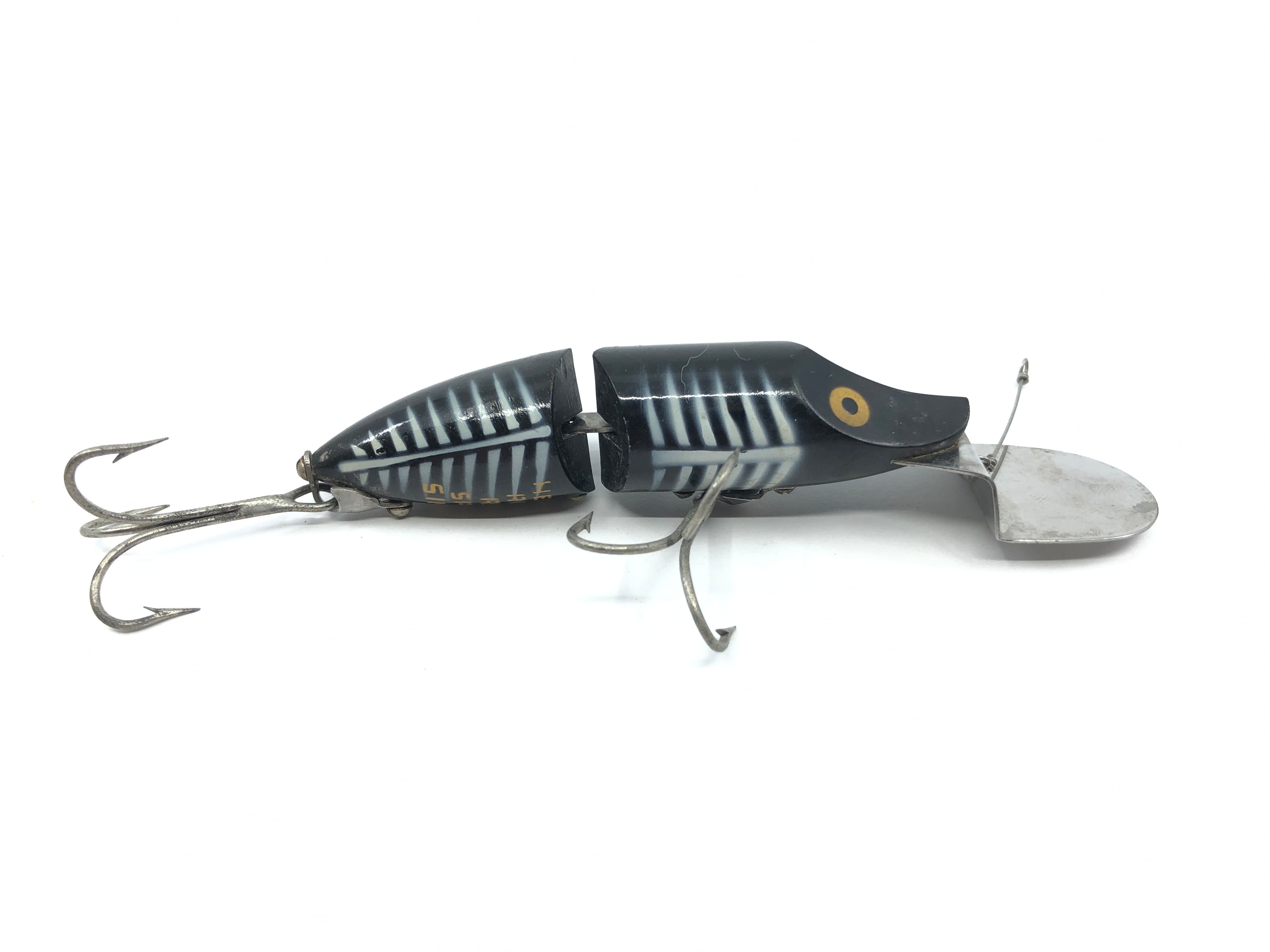 Heddon Jointed River Runt Spook Sinker Black Shore Color Deep Diving L ...