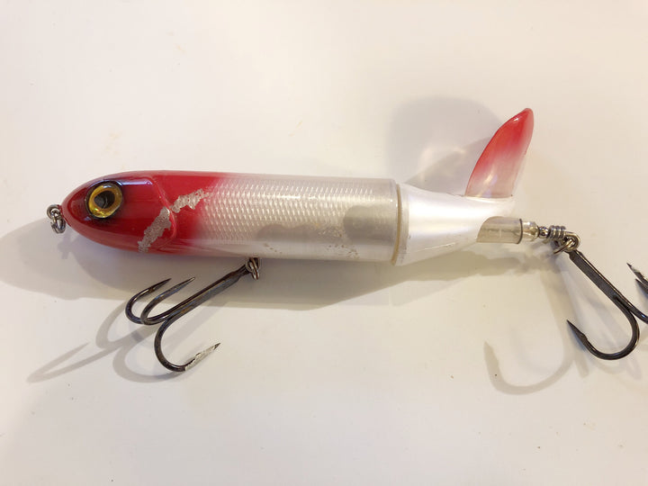 River2Sea Whopper Plopper 1905 Red White Musky Lure