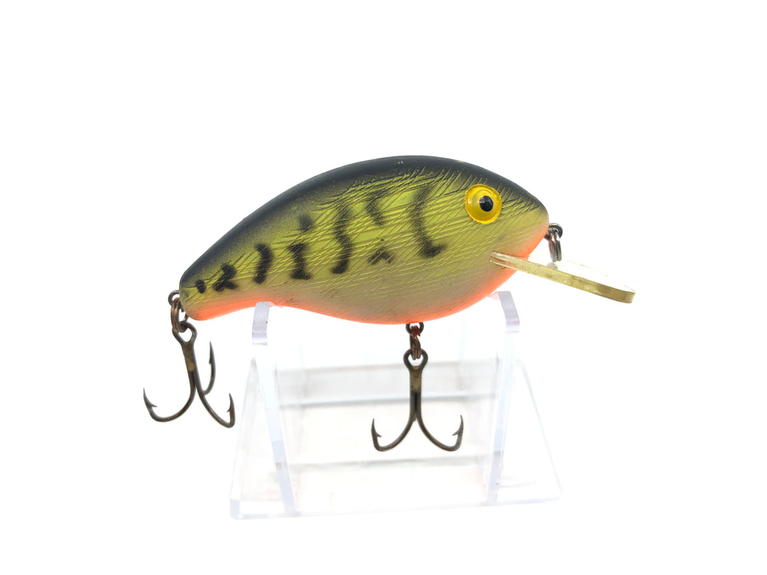 Rebel Mini-R F94R OCS Color Chartreuse Black Back & Stripes Orange Belly Color Squarebill