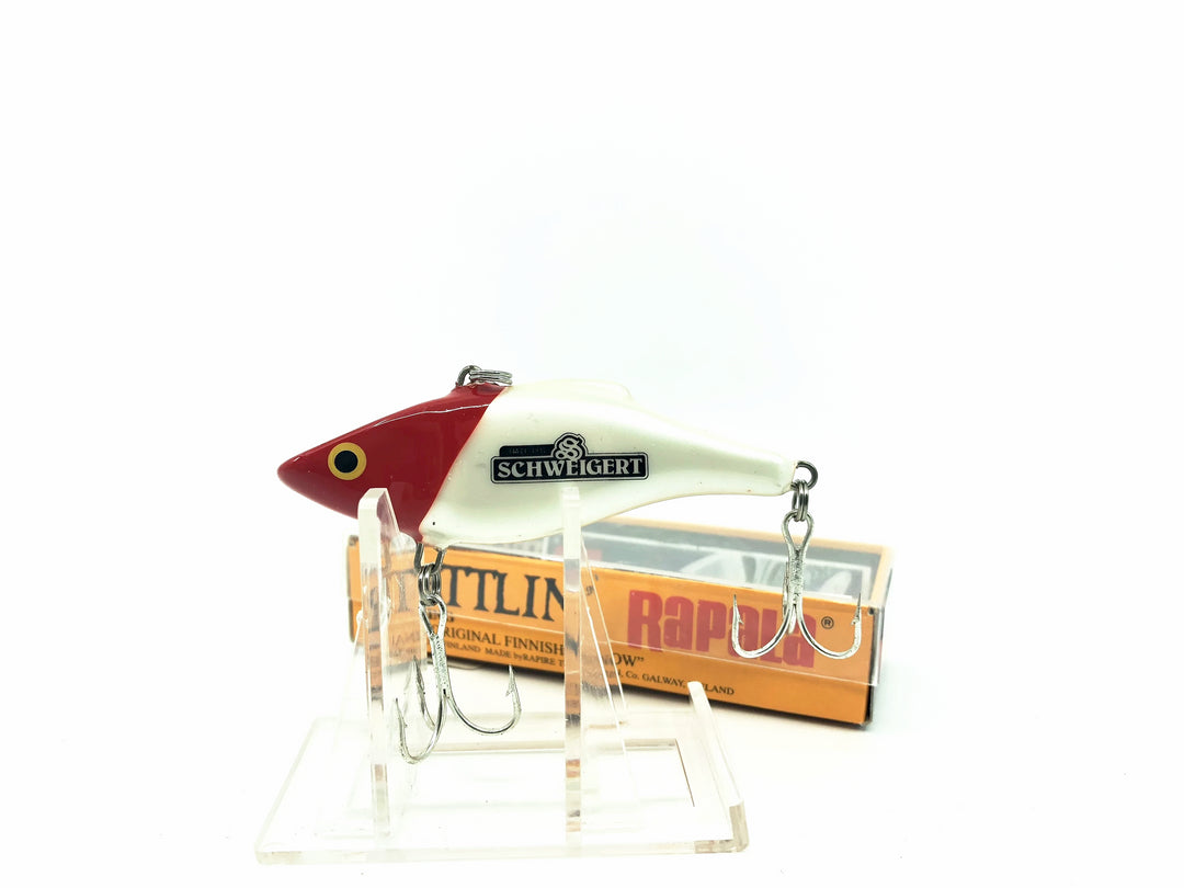Rapala Rattlin' Rap SRNR-7 Red Head Schweigert Sausage Advertising New in Box Old Stock