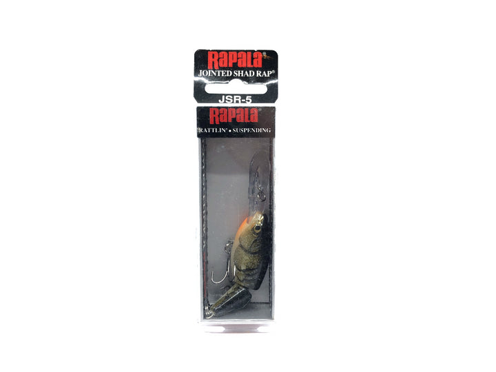 Rapala Jointed Shad Rap JSR-5 CW Crawdad Color New in Box Old Stock