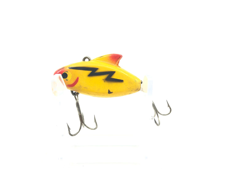 Imitation Heddon Sonic Lure Yellow with Black Bolt