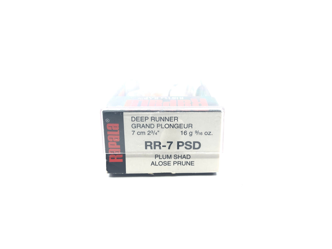 Rapala Risto Rap RR-7 PSD Plum Shad Color with Box