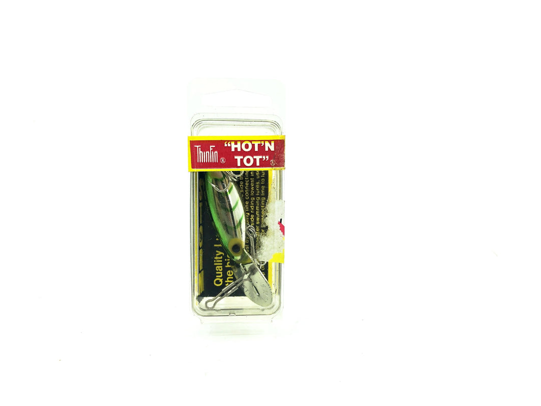 Storm Thin Fin Hot 'N Tot H106-HB  Metallic Silver/Green Herring Bone Color with Box