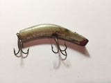 Lazy Ike 2 Green Shad Wooden Lure Kautzky