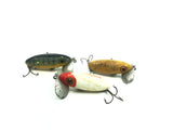 Arbogast Jitterbug 5/8oz Trio Color, Vintage Bugged-Eyed Model