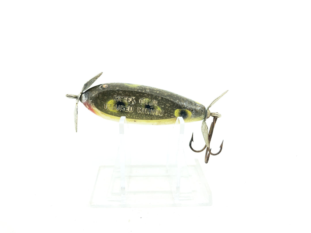Creek Chub 1600 Baby Injured Minnow in Frog Color