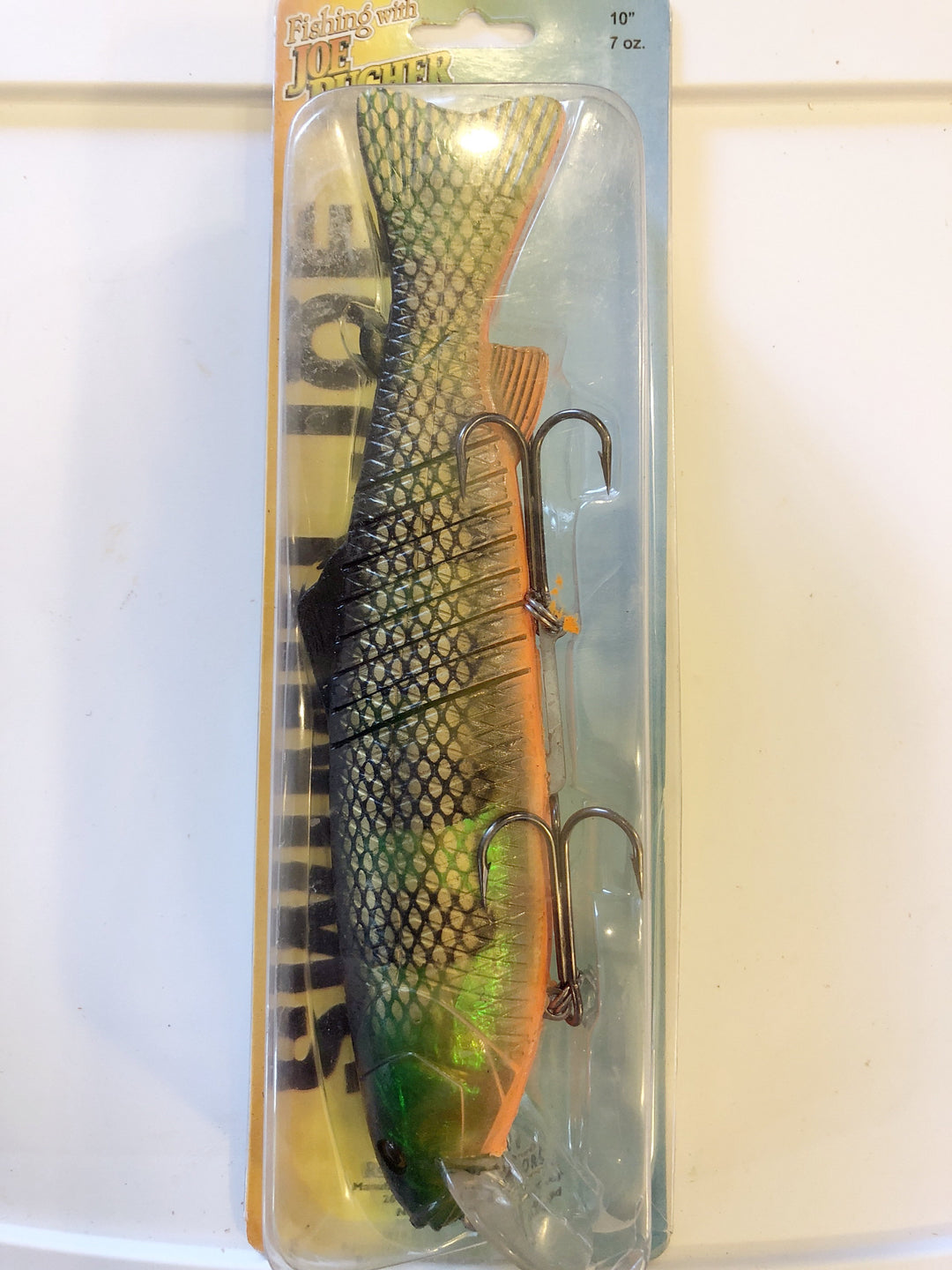 Joe Bucher Swim'N Joe 10" Natural Perch Lure New on Card