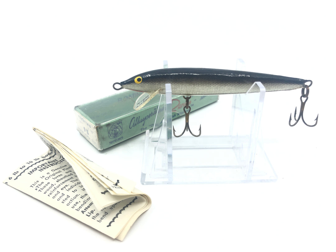 Original Rapala Floating 9S Color Hopea Silver New in Box