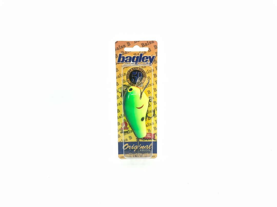Bagley Balsa B2 BB2-AG9 Apple Green on Chartreuse Color, New on Card