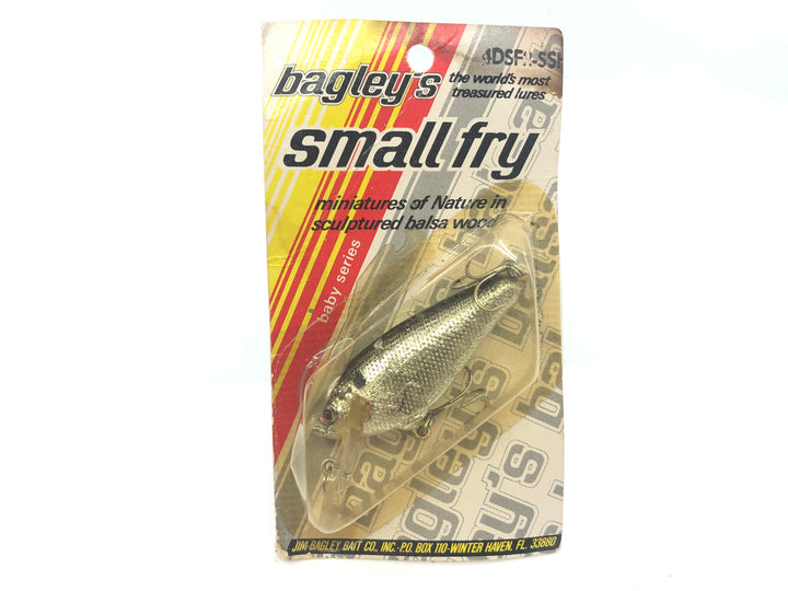 Bagley Small Fry Shad 4DSF2-SSH Silver Shad Color New on Card