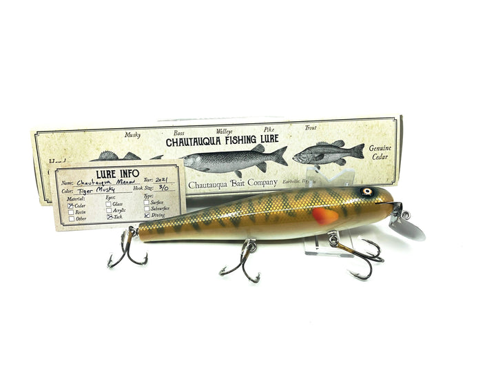 Chautauqua 8" Minnow Musky Tiger Musky Custom Color