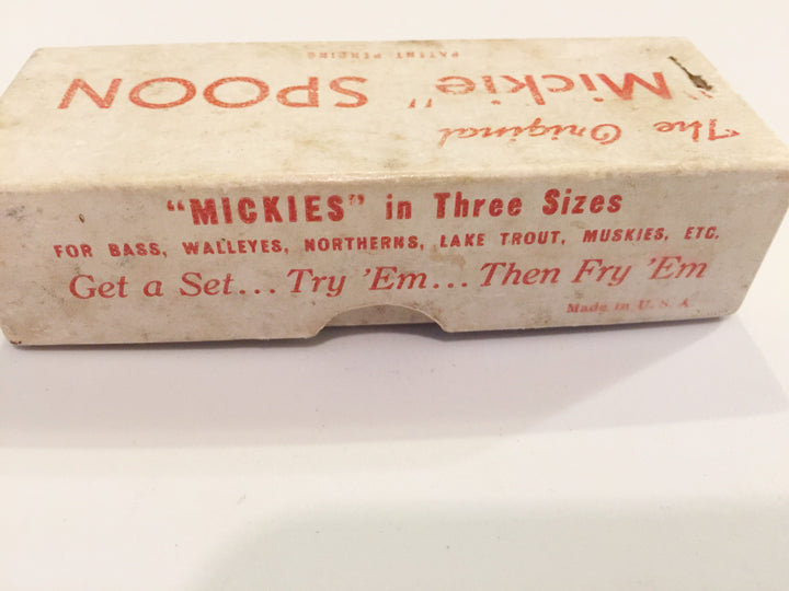 The Original "Mickie" Spoon with 1st Version Cardboard Box