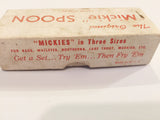 The Original "Mickie" Spoon with 1st version cardboard box