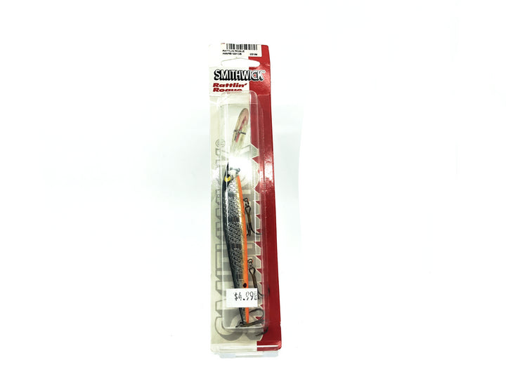 Smithwick Deep Suspending Rattlin' Rogue Silver Black Back Orange Belly Color New on Card