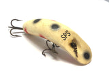 Helin Flatfish SPS White with Black and Red Spots