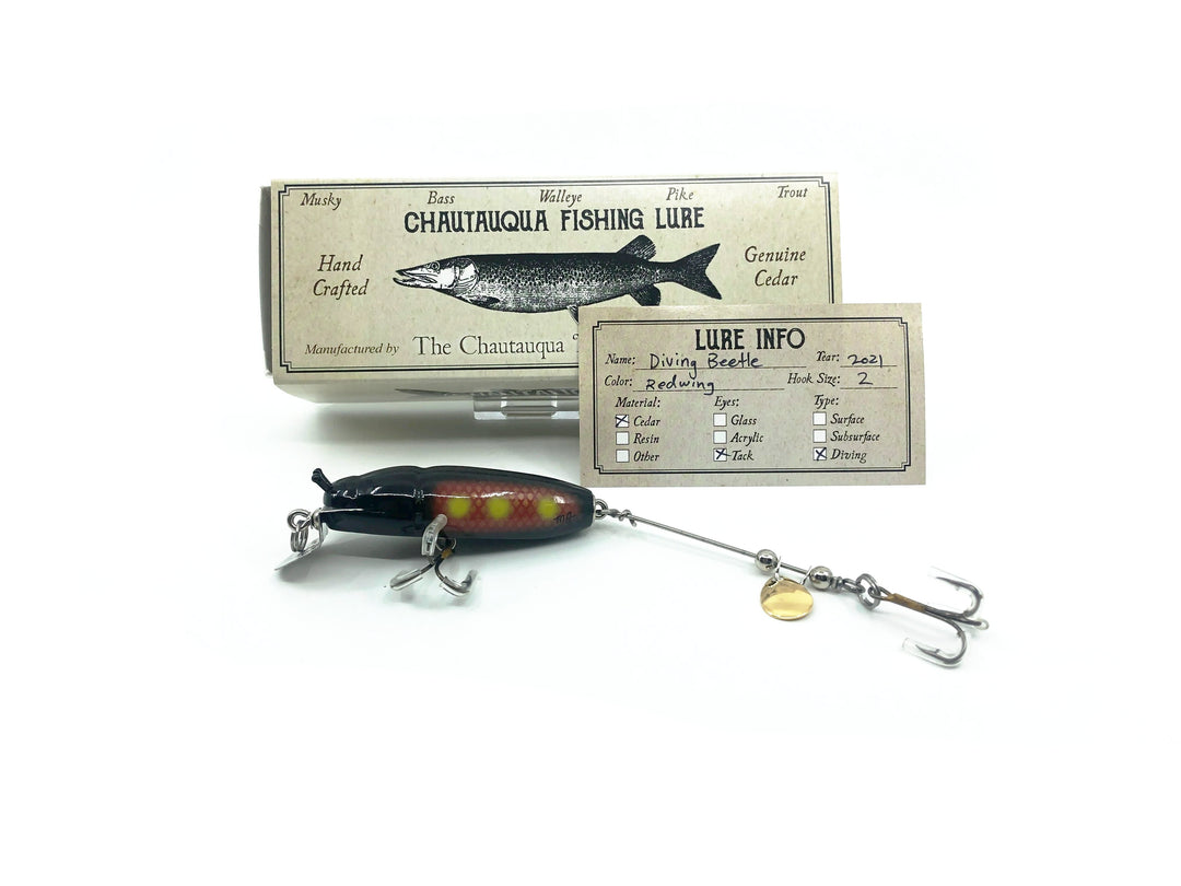 Chautauqua Custom Diving Beetle with Factory Lip Redwing Color