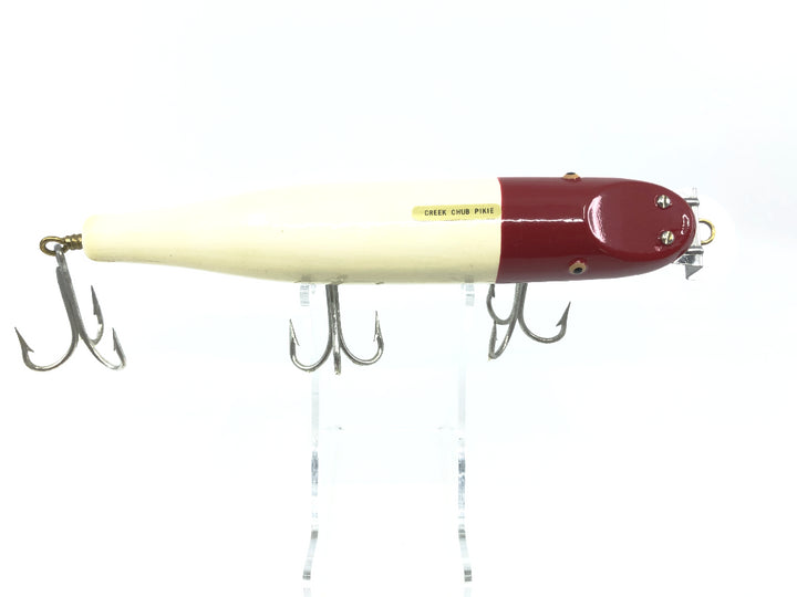 Creek Chub Giant Straight Pikie 6002 Red Head White Color New with Box
