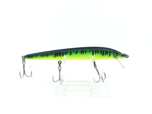 Unmarked Crankbait Green and Yellow Tiger Color