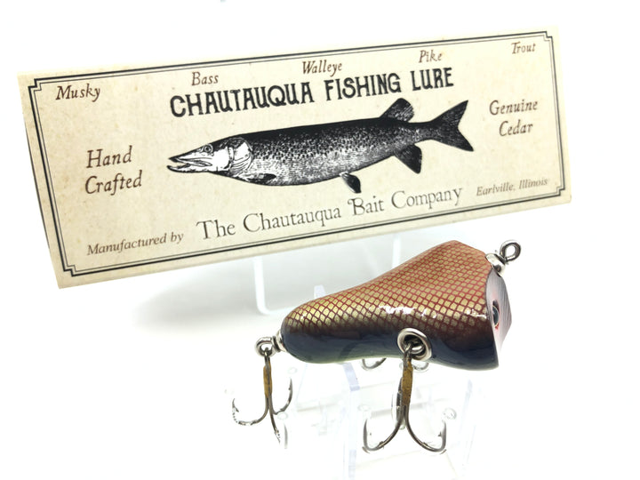 Chautauqua Custom Vacuum Bait in Red Perch Color