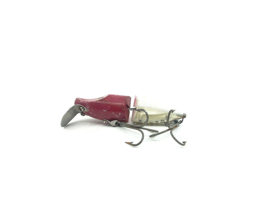 Heddon Jointed River Runt Spook Sinker RH Red Head White Body Color