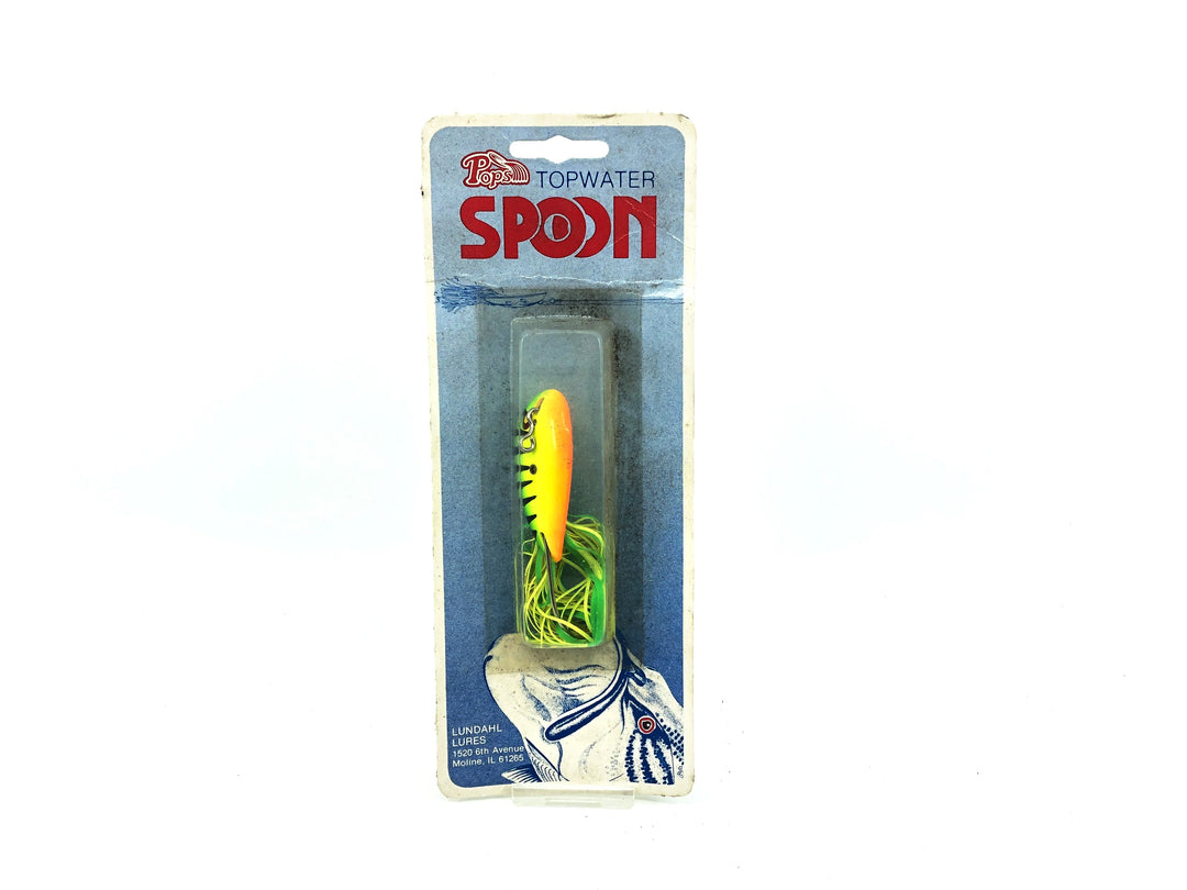 Pops Topwater Spoon, Firetiger Color