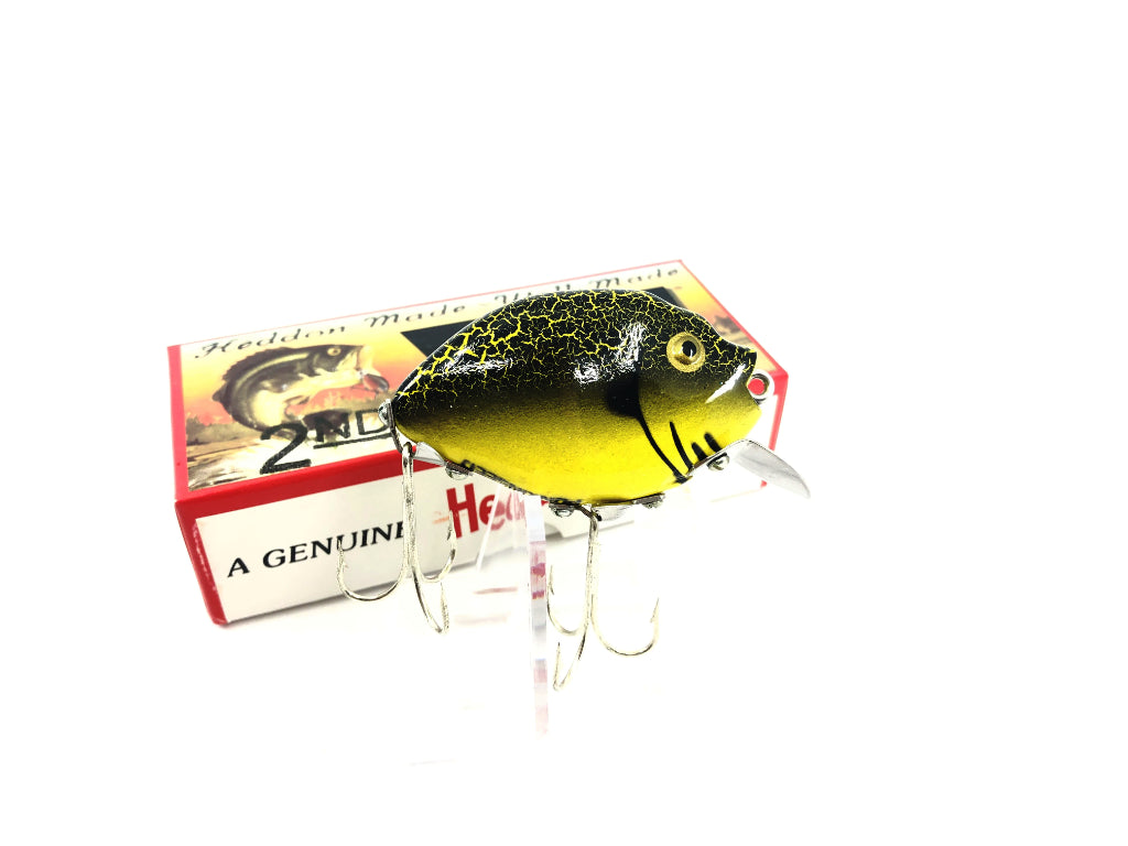 Heddon 9630 2nd Punkinseed X9630YBC Yellow Black Crackleback Color New in Box
