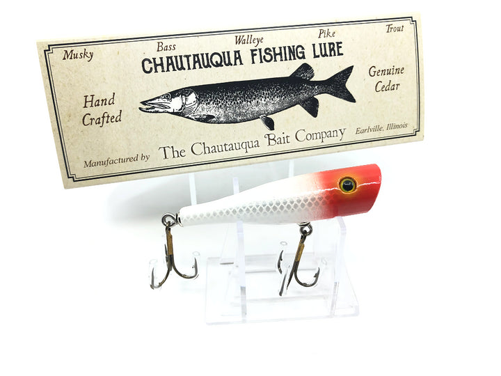 Chautauqua Custom Popper in Red and White 2020 Color